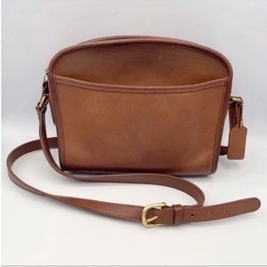 Coach Vintage Metropolis 9087 Brown Leather Crossbody Bag